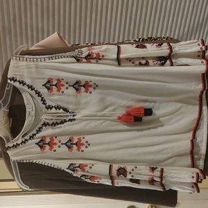 THML  white cold shoulder top